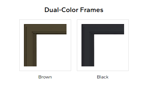 Pella 250 Dual-color frames