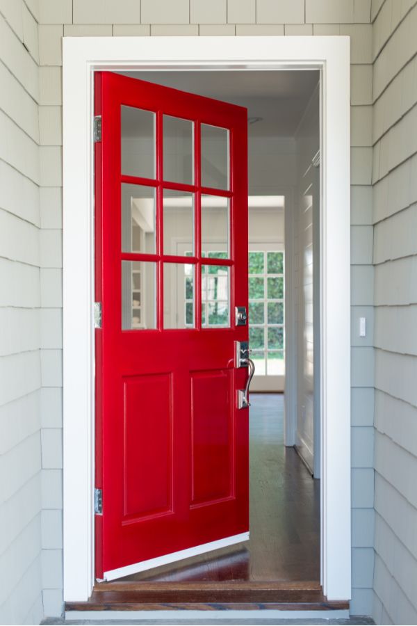What Is the Luckiest Front Door Color - red color