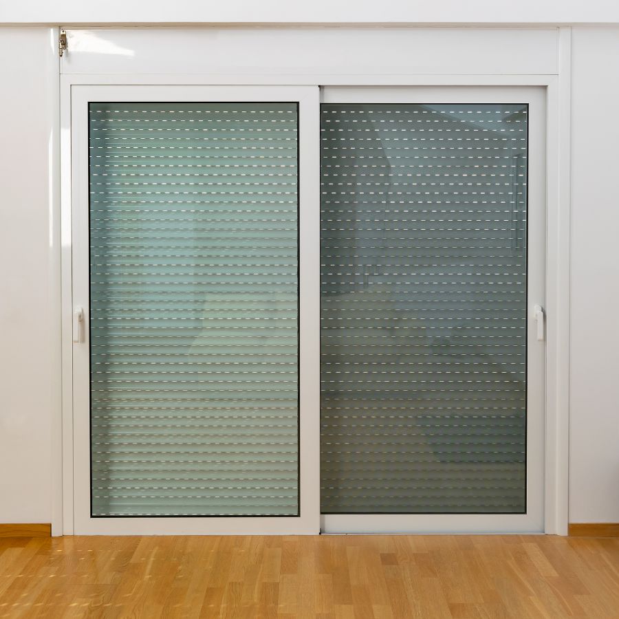 use Shutters To Cover Glass Doors For Privacy