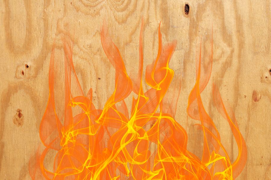 Densglass Sheathing VS Plywood fire resistance