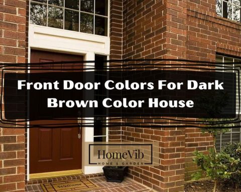 Front Door Colors For Dark Brown Color House