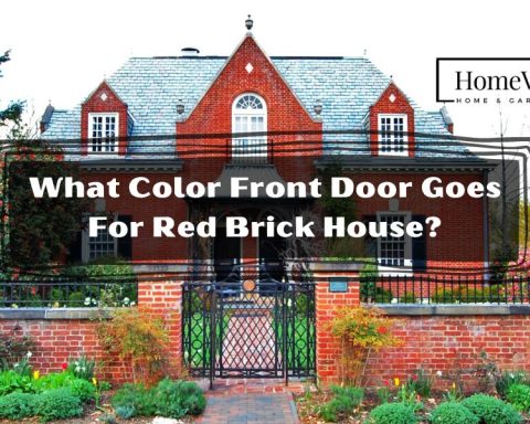 What Color Front Door Goes For Red Brick House?