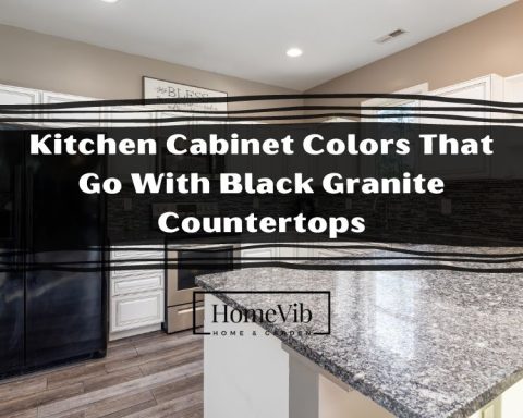Kitchen Cabinet Colors That Go With Black Granite Countertops