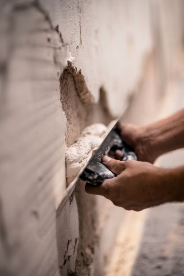Wall Plastering no skim coating