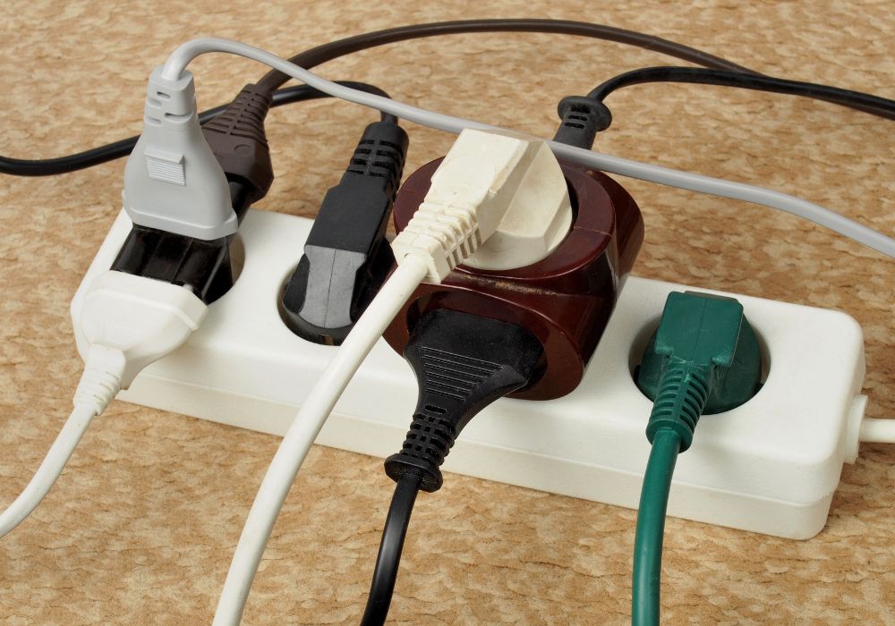 Avoid overloading circuits and outlets.