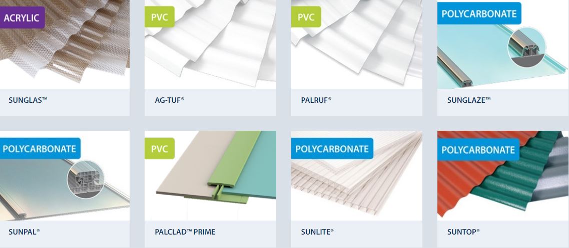 Suntuf is a material comprised of high-quality Polycarbonate plastic