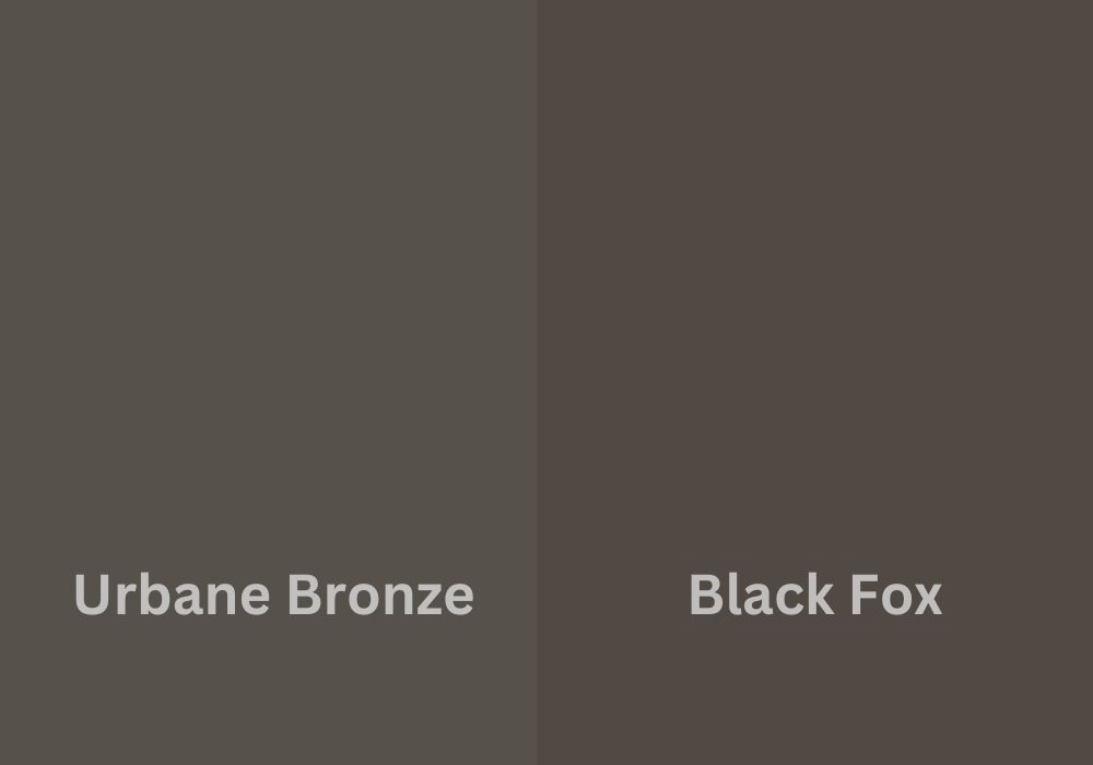 Urbane Bronze vs. Black Fox