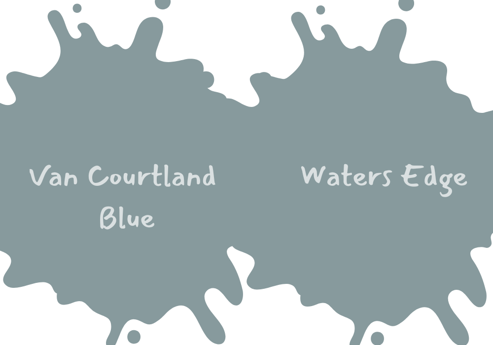 Are Waters Edge And Van Courtland Blue the Same?