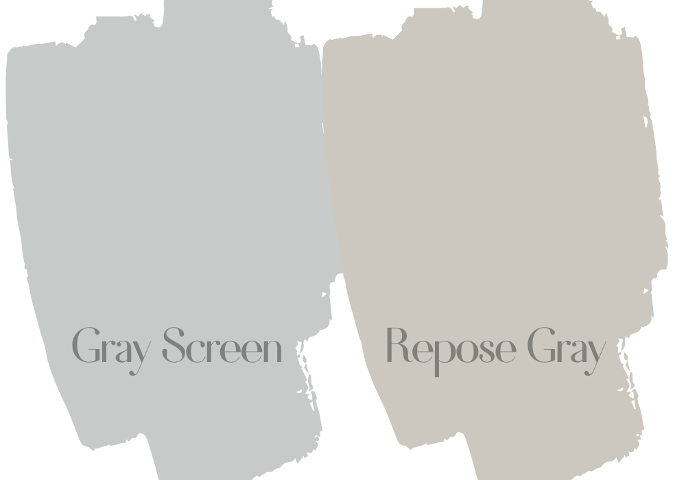 Gray Screen vs. Repose Gray
