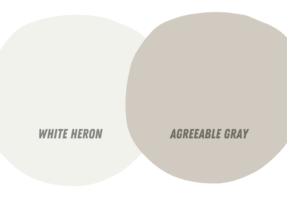 Is White Heron A Lighter Version Of Agreeable Gray?