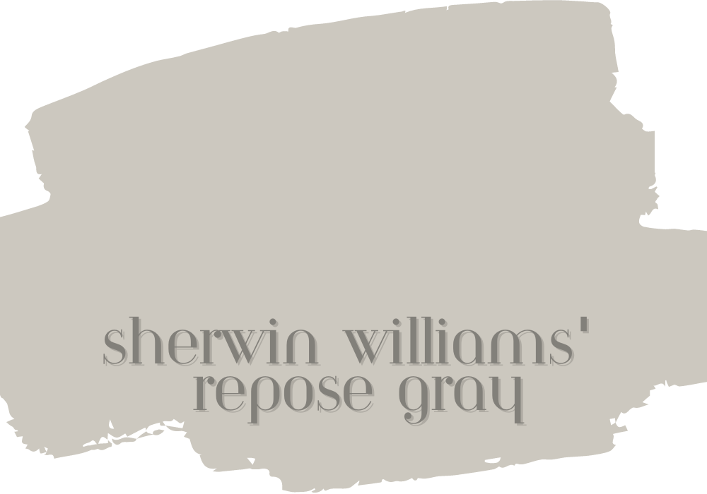 Sherwin Williams' "Repose Gray"