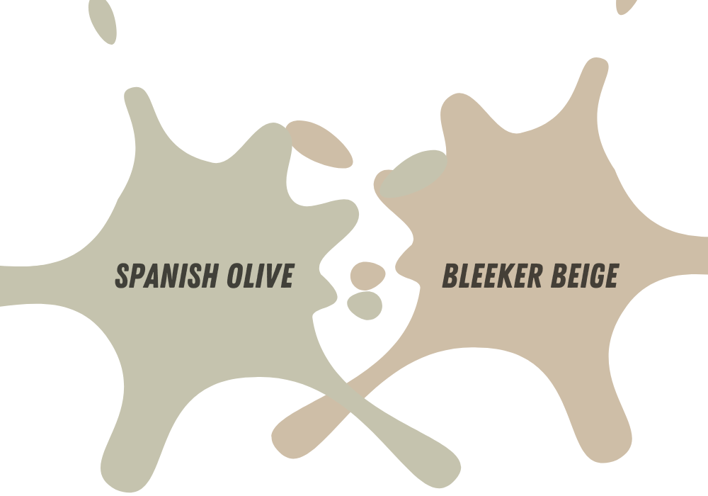 Spanish Olive vs. Bleeker Beige
