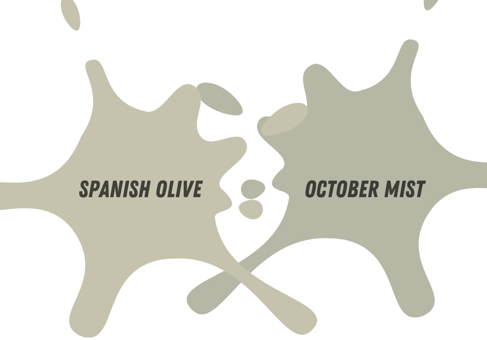 Spanish Olive vs. October Mist