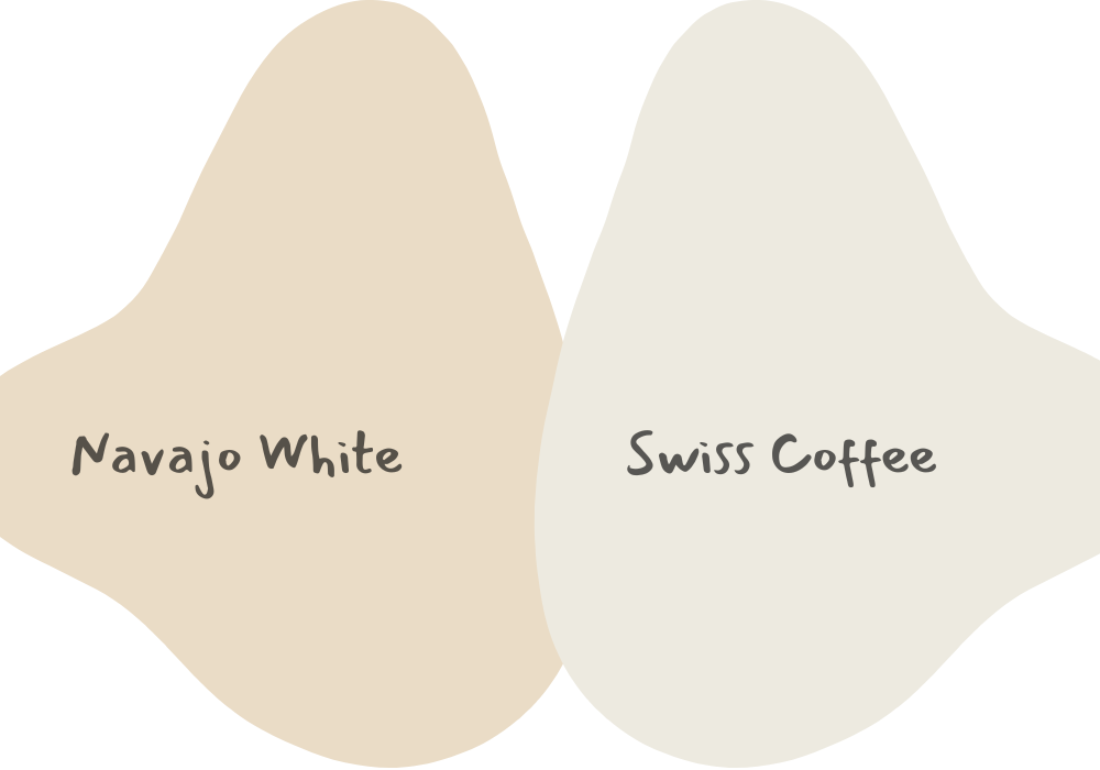 What Is the Difference Between Swiss Coffee And Navajo White?