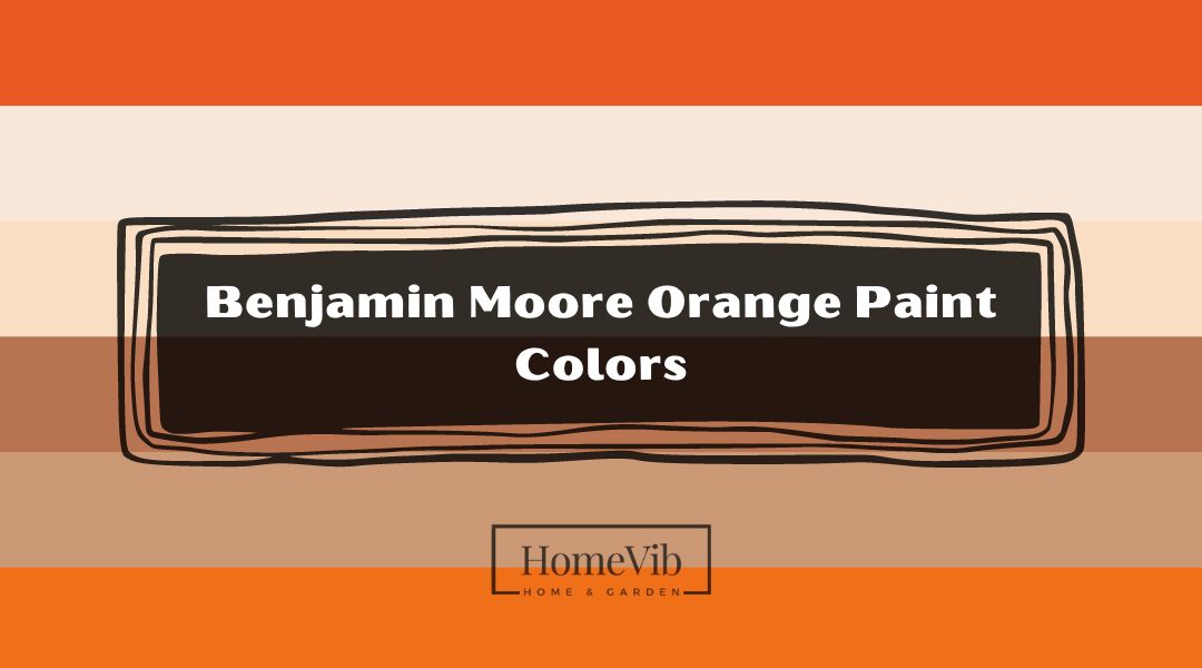 Benjamin Moore Orange paint colors