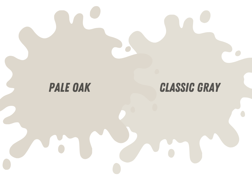Classic Gray Vs. Pale Oak