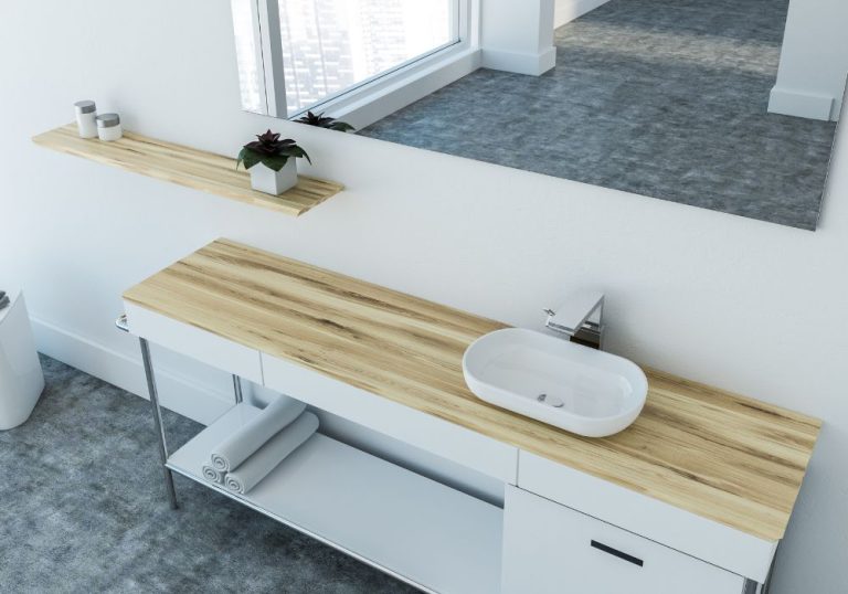 How To Fill The Gap Between Vanity Top And Wall? HomeVib