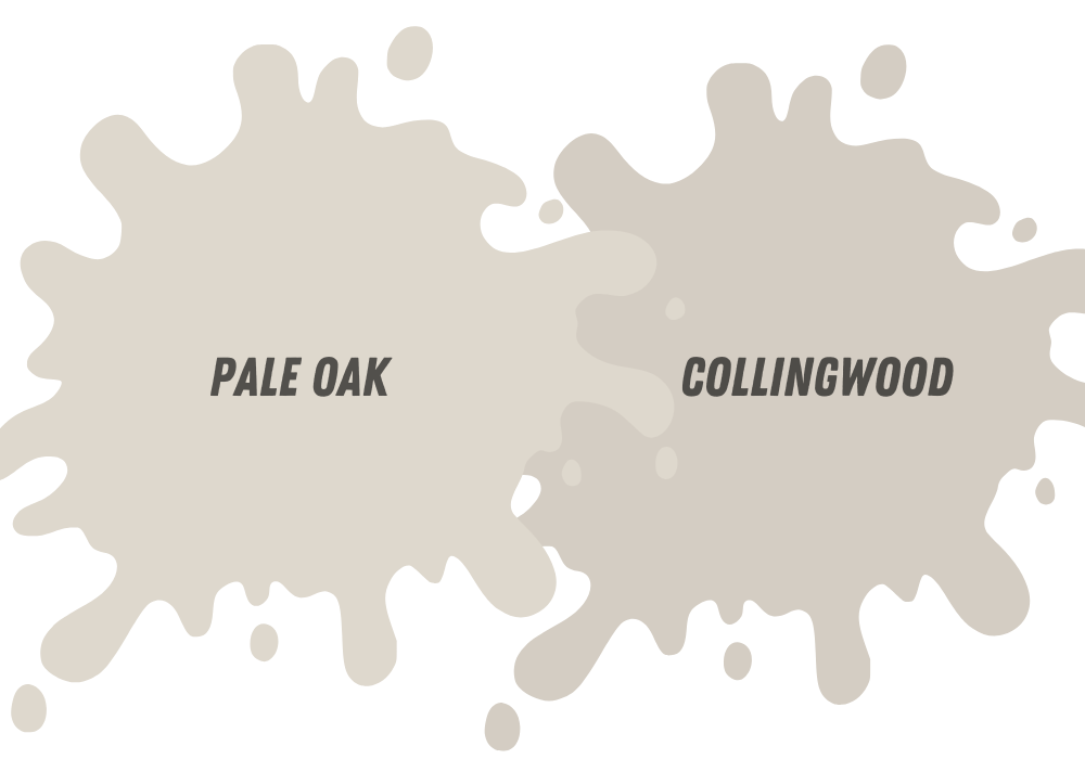 Is Pale Oak And Collingwood Very Similar Colors?