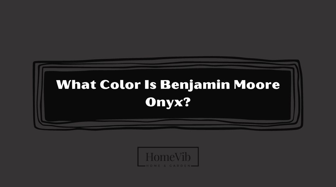 What Color Is Benjamin Moore Onyx?