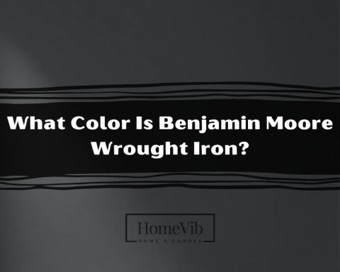 What Color Is Benjamin Moore Wrought Iron?