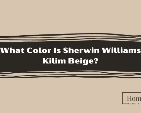 What Color Is Sherwin Williams Kilim Beige?