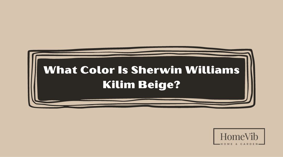 What Color Is Sherwin Williams Kilim Beige?