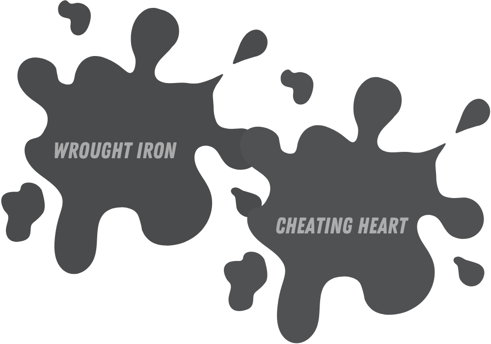 What Is the Difference Between Wrought Iron And Cheating Heart?