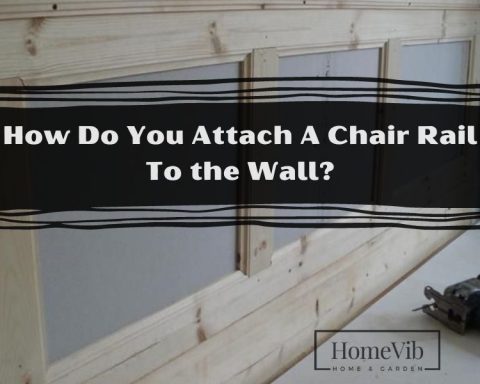 How Do You Attach A Chair Rail To the Wall?