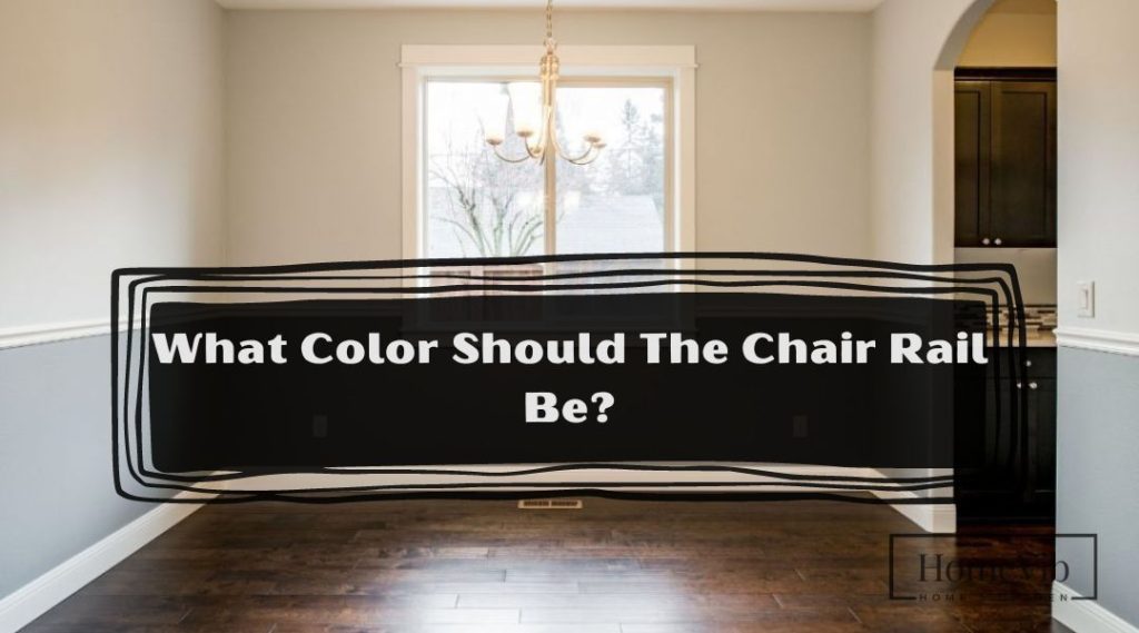 What Color Should The Chair Rail Be? HomeVib