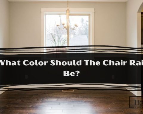 What Color Should The Chair Rail Be?