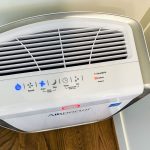 AirDoctor air purifier control panel and top air outlet