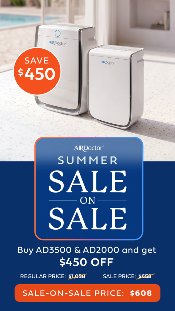 AirDoctor air purifier Summer Sale on sale free shipping get airdoctor free
